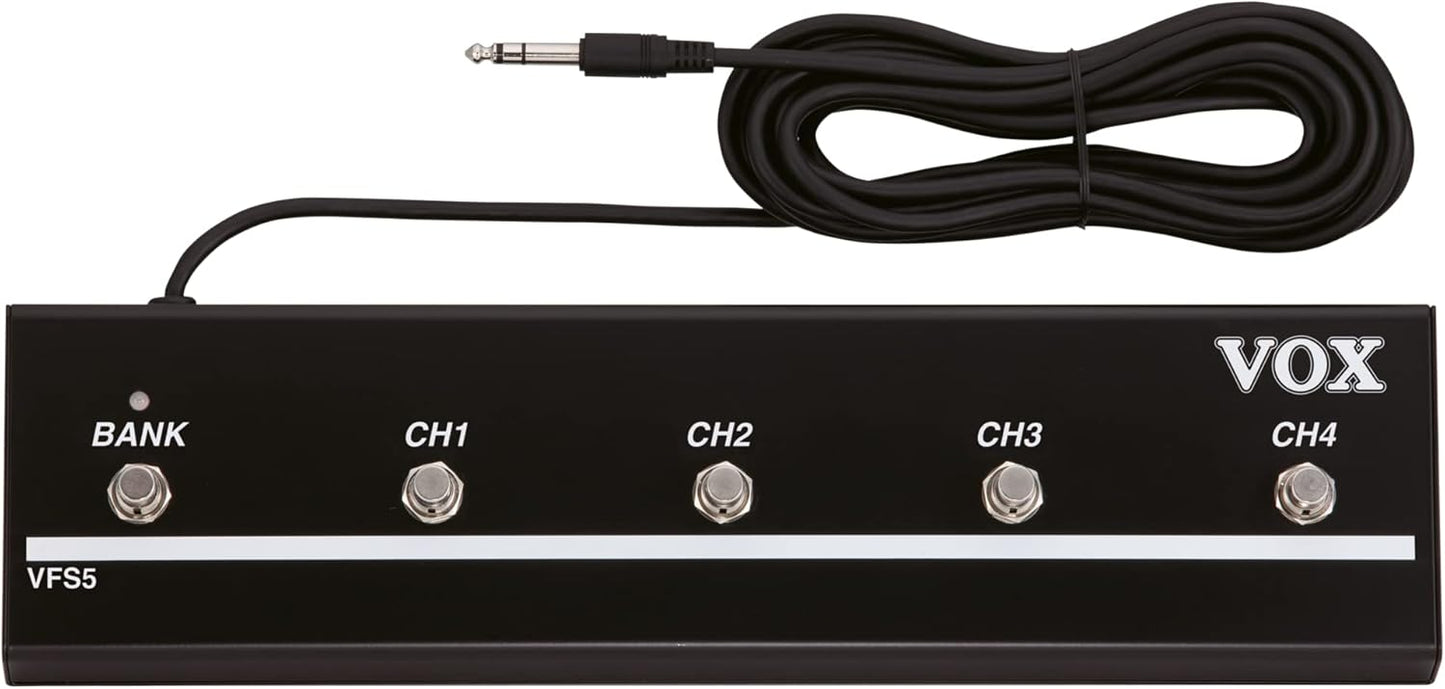 VOX VFS5 VT-Series 5-Button Footswitch for Musicians