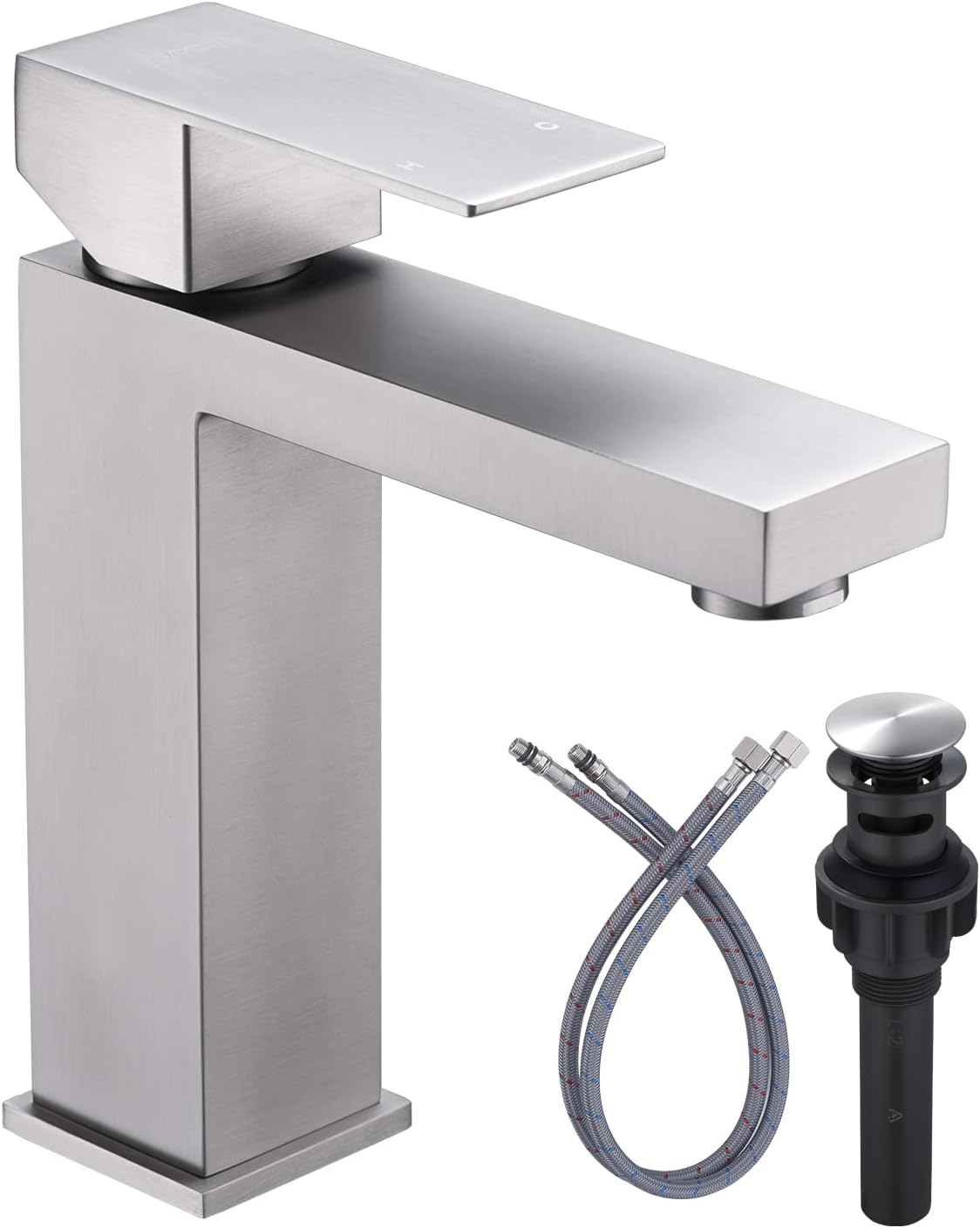 Modern Brushed Nickel Bathroom Faucet for Stylish Sinks