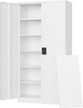Letaya Metal Garage Storage Cabinet 71in - Secure Heavy Duty Storage