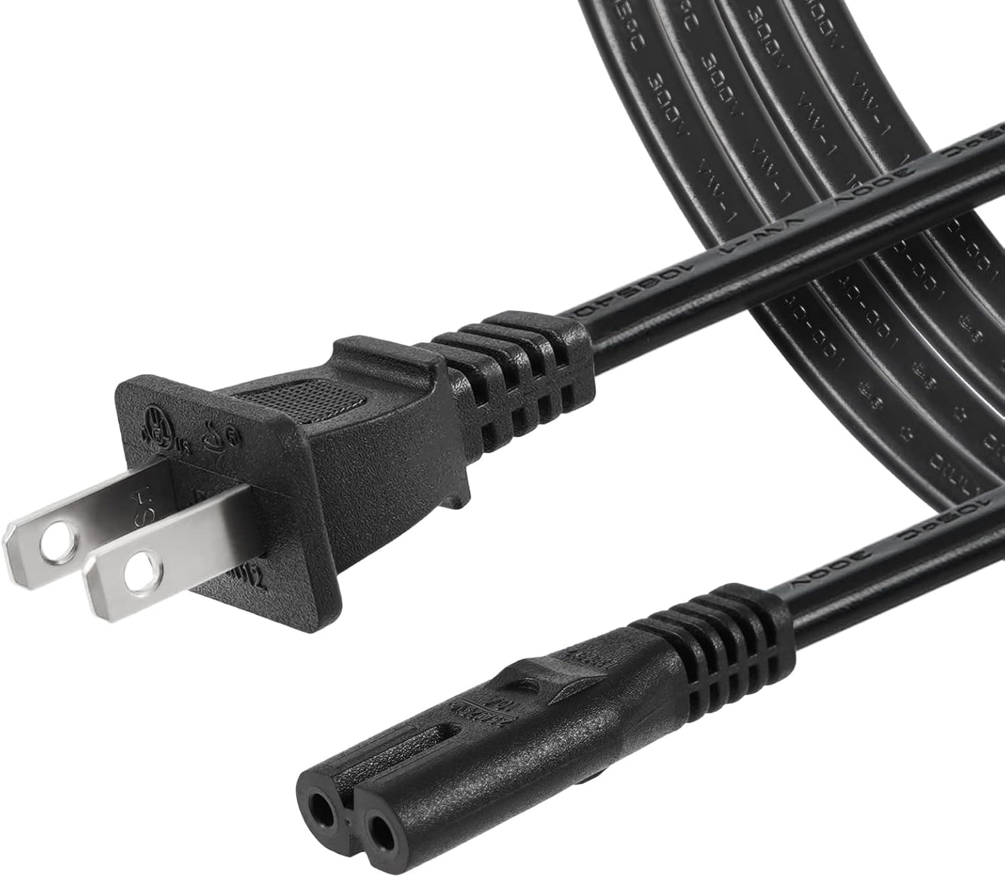 UL Listed 6FT Power Cord for TCL Roku & Hisense Smart TVs