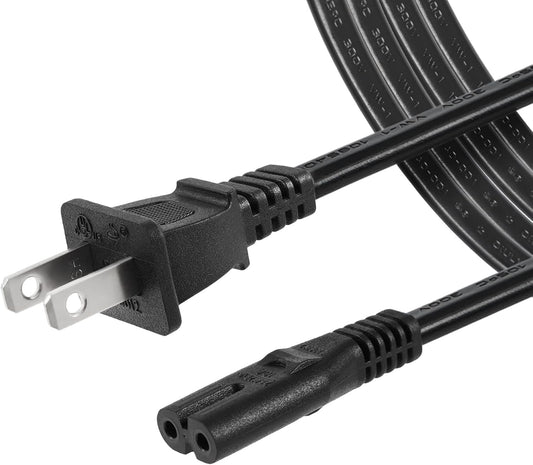 UL Listed 6FT Power Cord for TCL Roku & Hisense Smart TVs