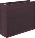 Carstens 4-Inch Heavy Duty 3-Ring Binder - Durable Plum