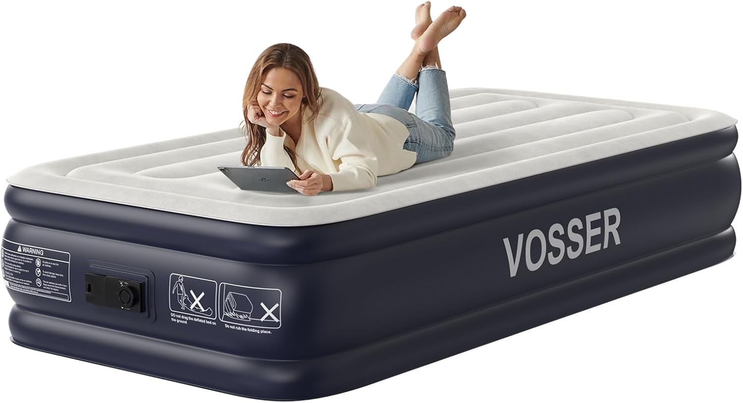 Twin XL Air Mattress with Built in Pump for Comfort and Convenience