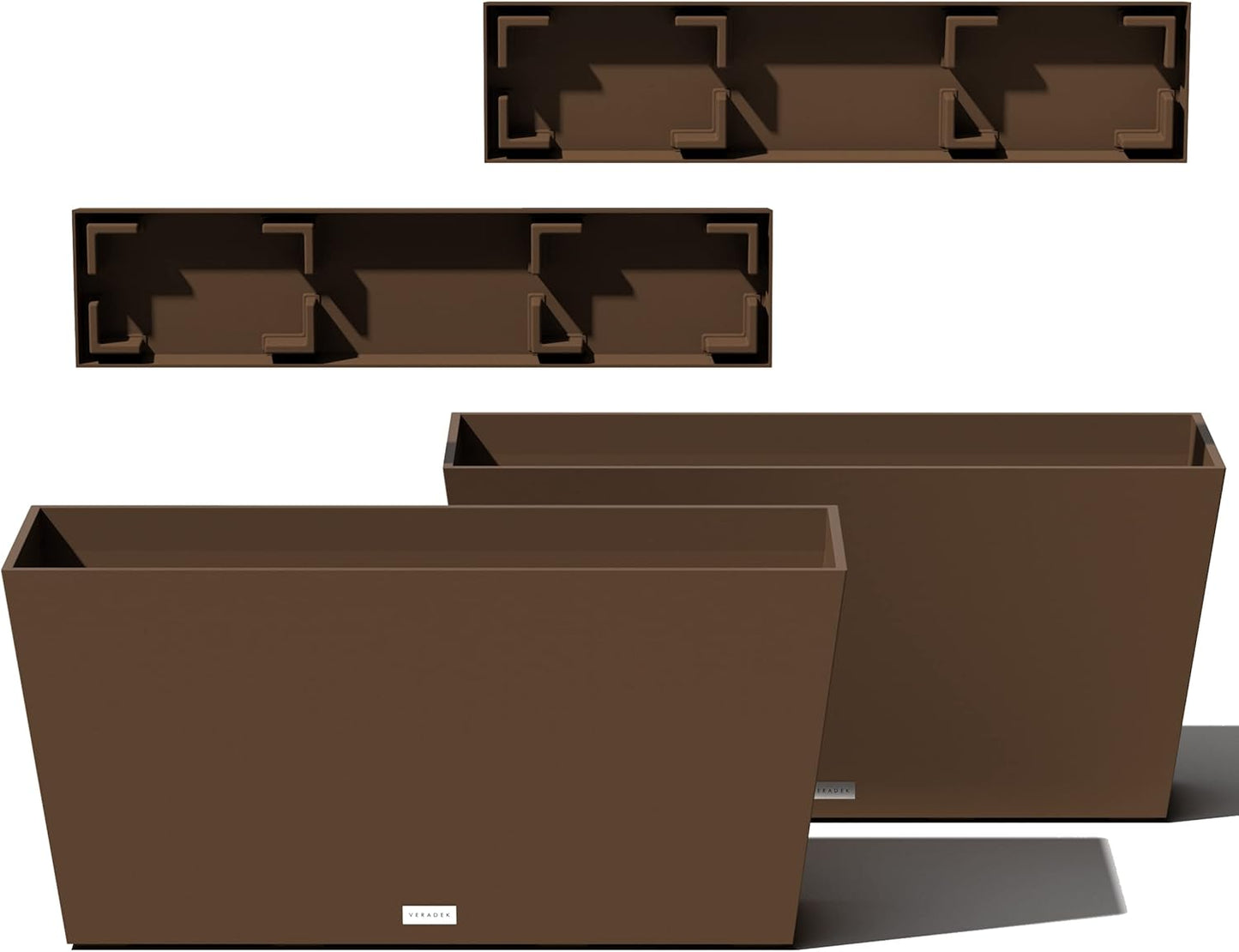 Veradek Midori Long Trough Planter - Durable 31 Inch Design