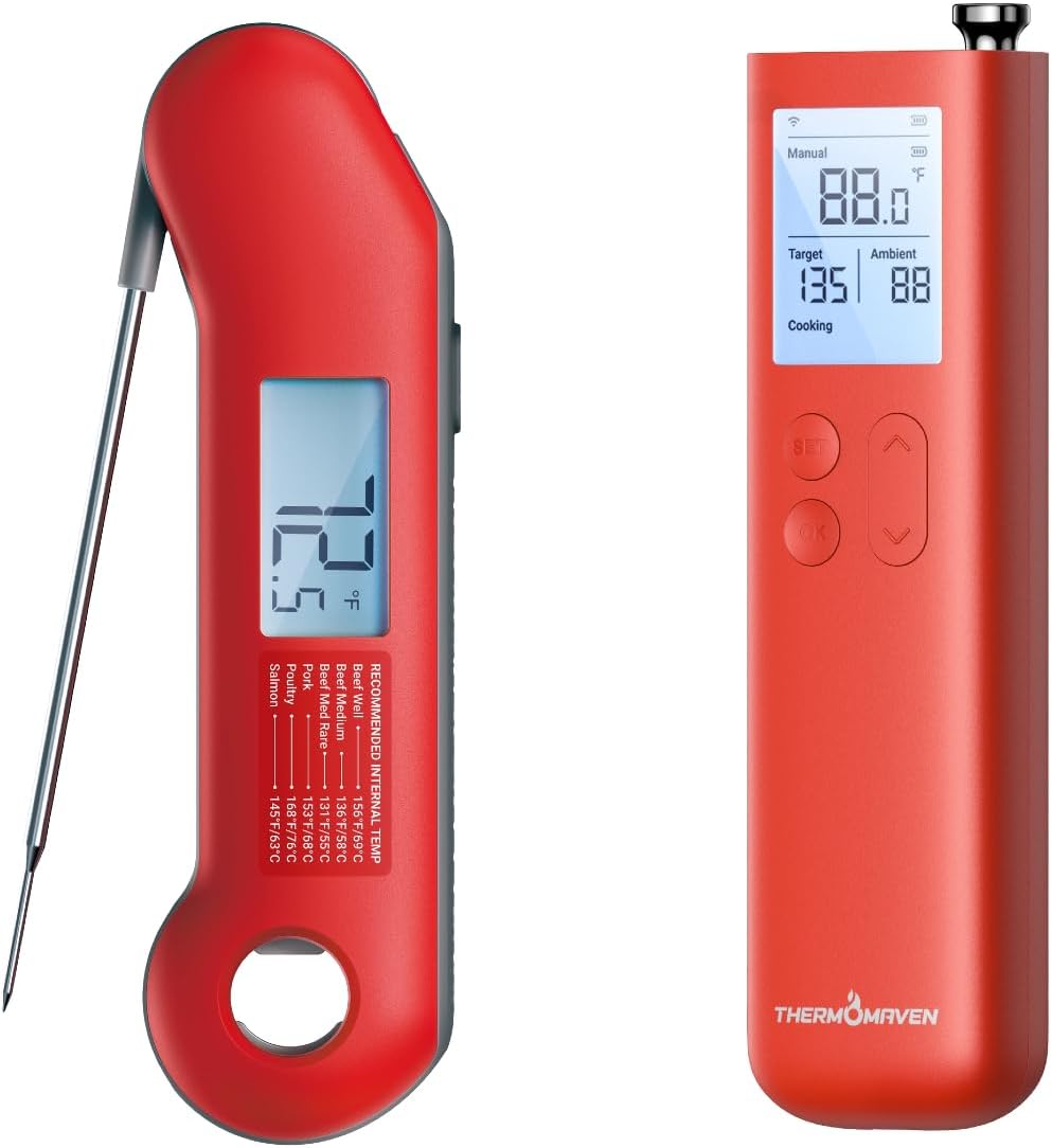 Dual Meat Thermometers - ThermoMaven Set
