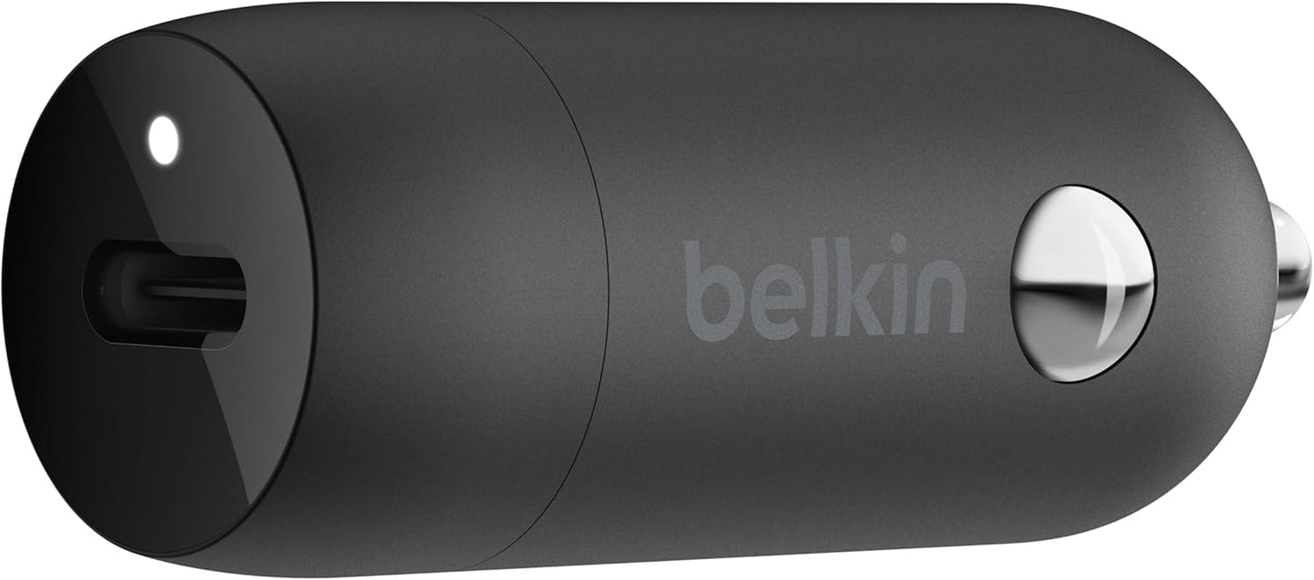 Belkin 20W Fast Car Charger for iPhone 14 & Galaxy S22