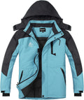 Spmor Men's Waterproof Ski Jacket Hooded Warm Winter Snowboard Coat