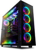 anidees AI Crystal XL RGB V3 Full Tower Tempered Glass Case - Spacious