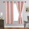 JIUZHEN Blackout Curtains with Tiebacks - Thermal, Noise Reducing, 42