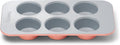 6 Cup Muffin Pan Perracotta - Nonstick Ceramic Small Batch Baking