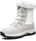 Womens Snow Boots Winter Waterproof Warm Fur Lined Mid Calf Booties