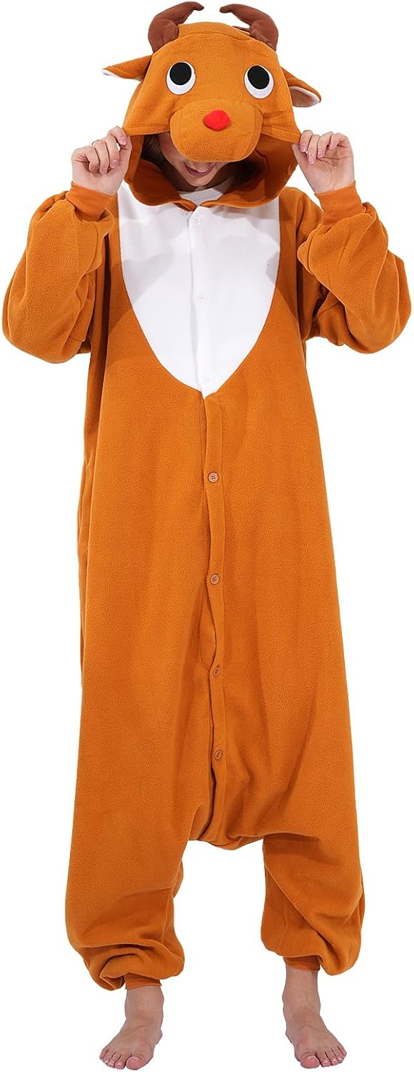 Unisex Adult Onesie Pajamas for Halloween and Christmas Fun