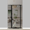 57 in Extra Tall Pet Gate for Cats and Dogs - Secure One-Handed Access