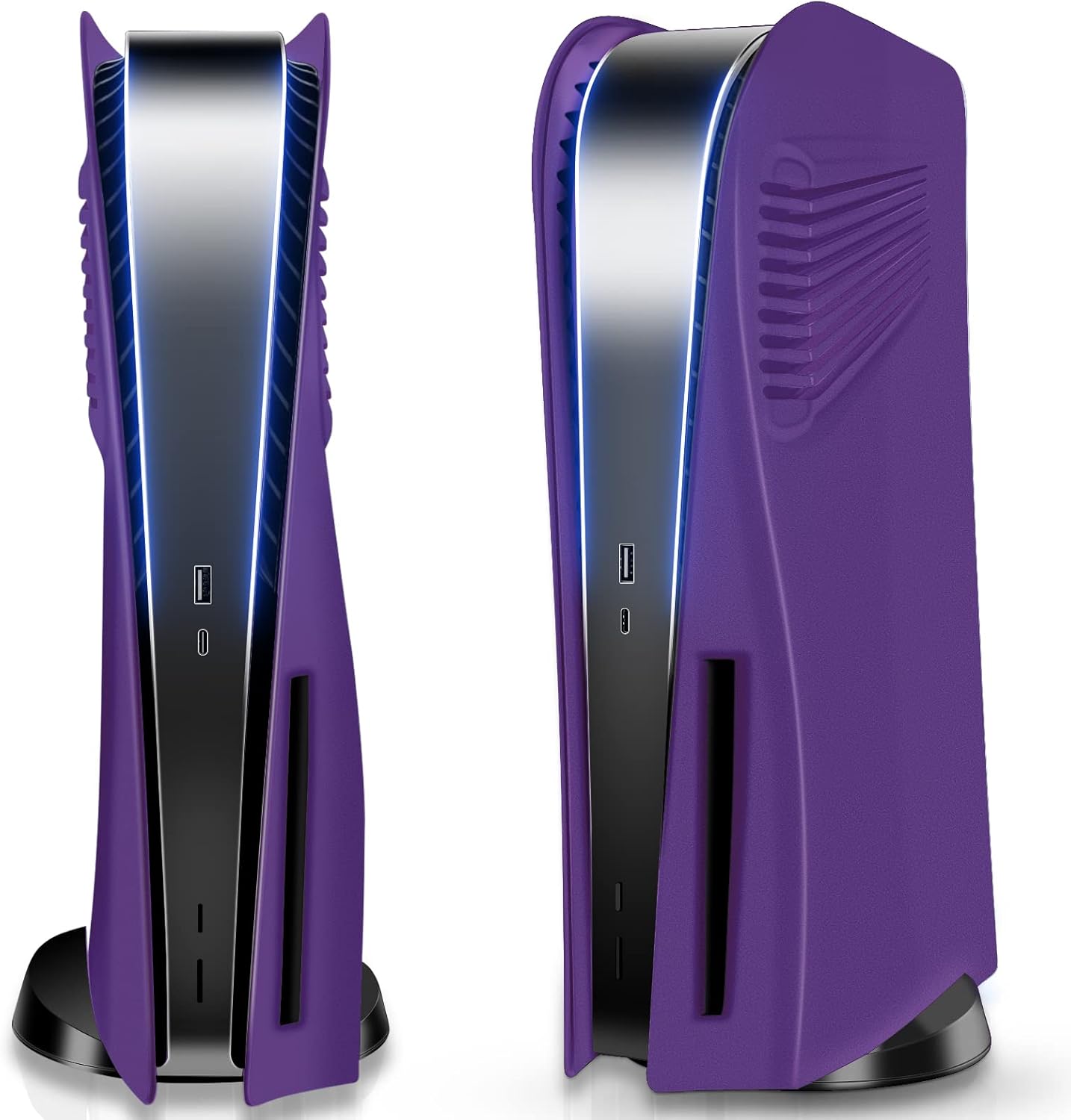 Shockproof Purple PS5 Console Cover Plates