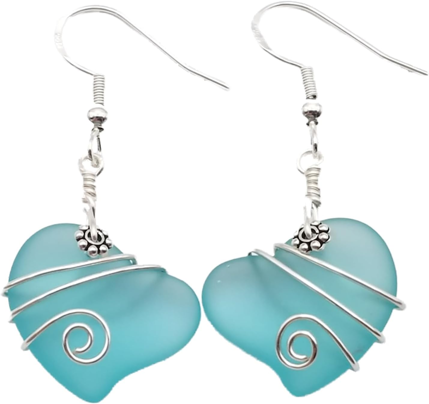 Handmade Sea Glass Earrings - Unique Hawaiian Jewelry Gift