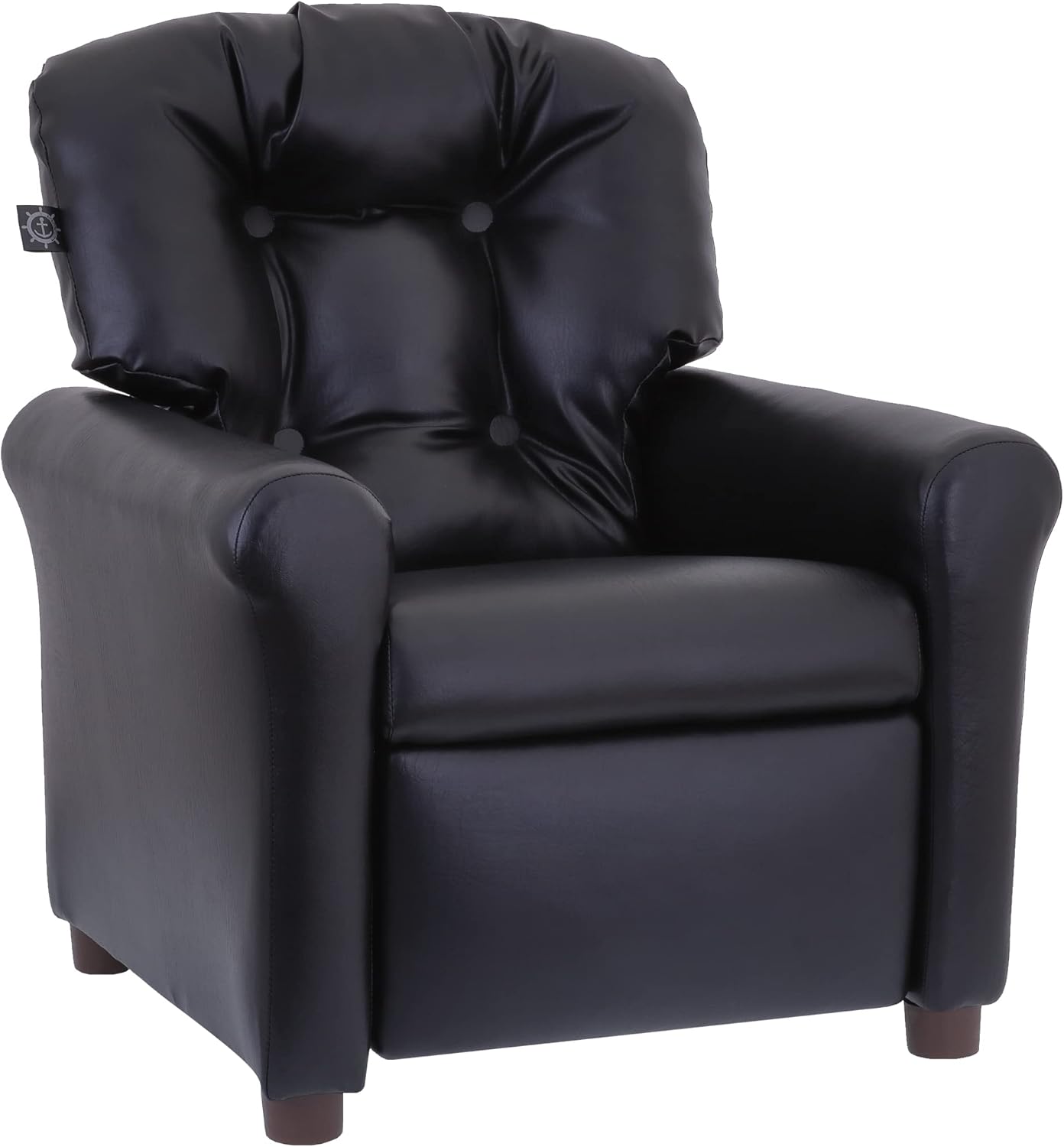 Kids Black Recliner for Ages 1-5