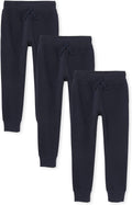 Boys Active Fleece Jogger Sweatpants - Warm, Soft & Durable