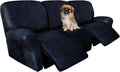 Recliner Couch Cover Leather Look by ANARACHON for 3 Seater