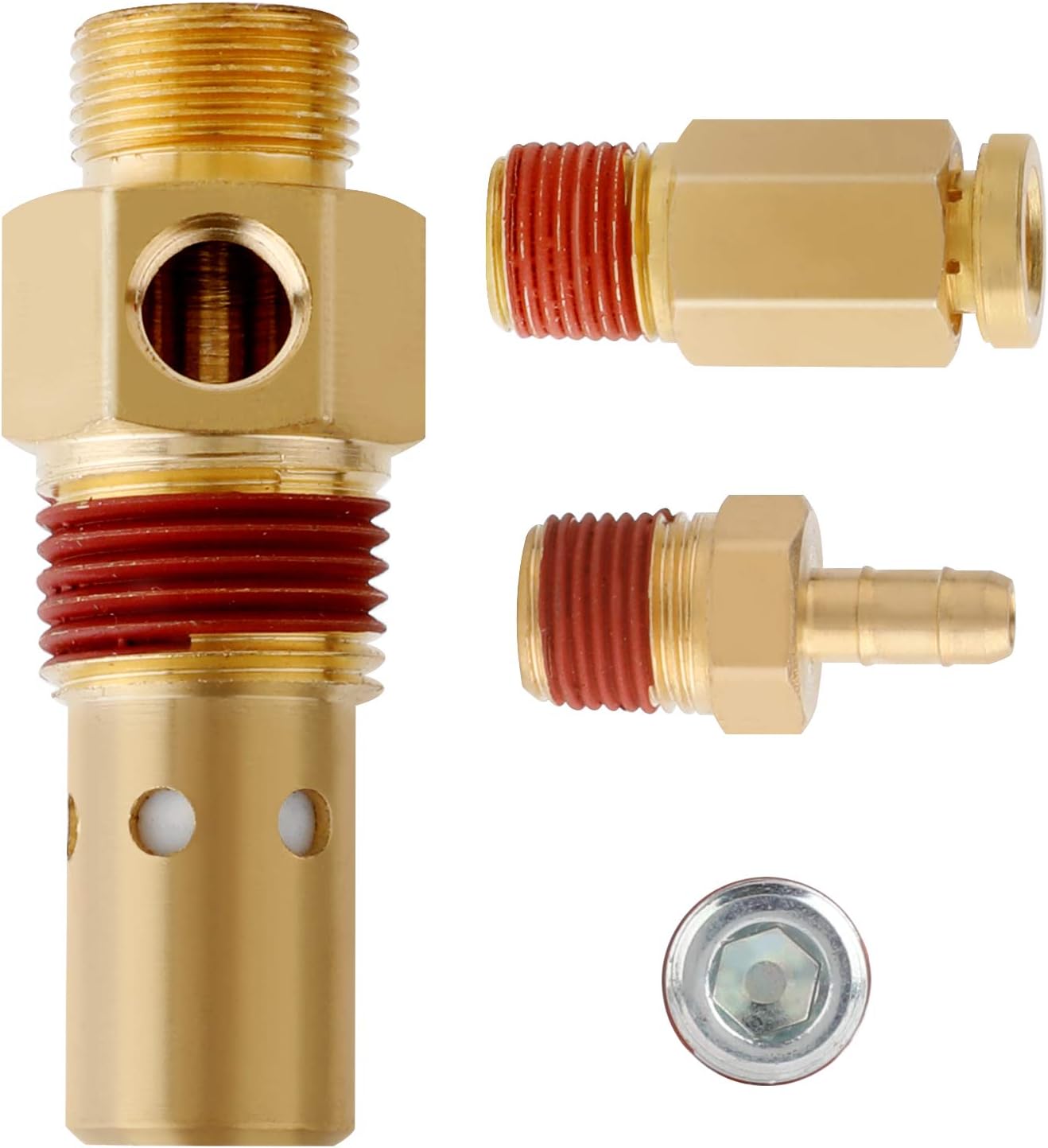 Hromee 1/2 Inch Brass Check Valve Kit - Efficient Air Flow