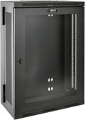 18U Wall Mount Rack Enclosure 13in Deep - Secure Wall Cabinet