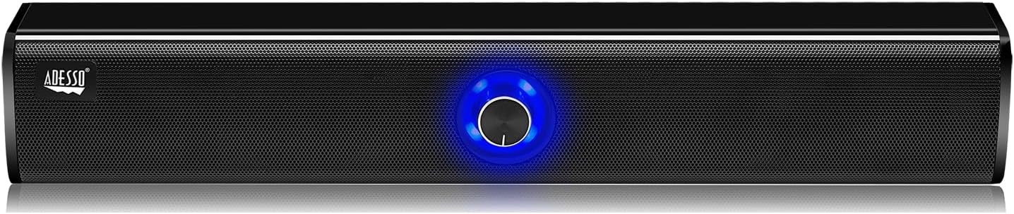 Adesso Xtream S6 Bluetooth Sound Bar Speaker with AUX 10W x 2
