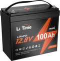 LiTime 12V 100Ah Mini LiFePO4 Battery - Compact High-Capacity Power