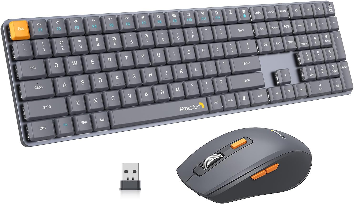 MECH KM200: Wireless Rechargeable Keyboard Mouse