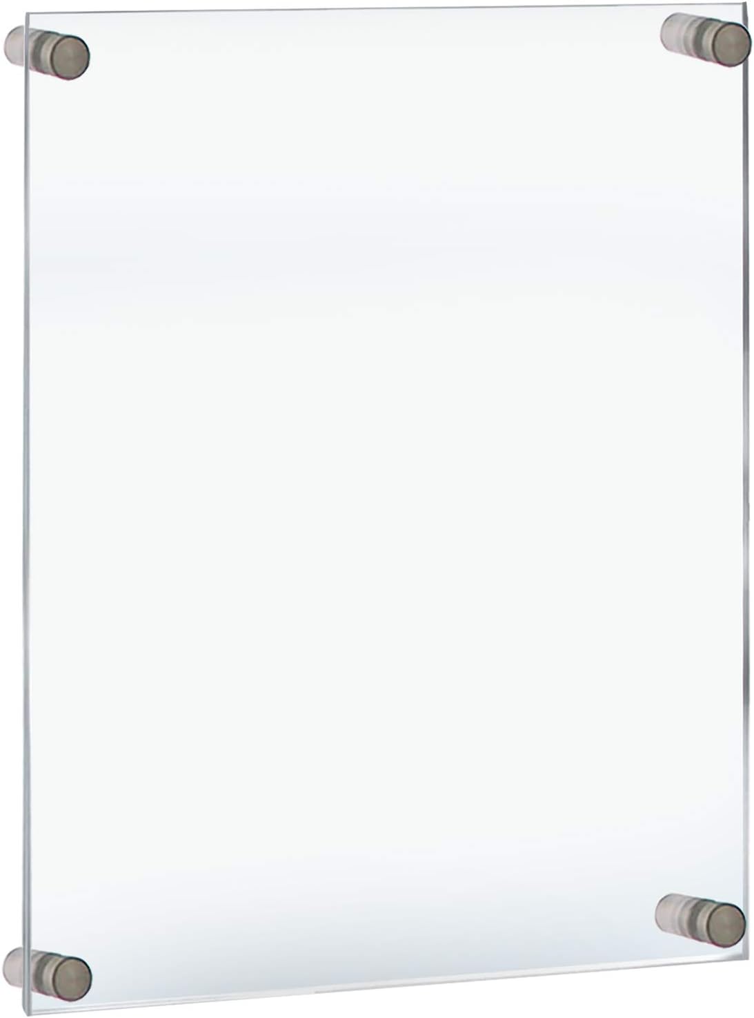 Standoff Sign Holder for 18in x 24in Graphics - Clear Acrylic