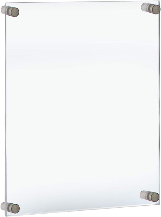Standoff Sign Holder for 18in x 24in Graphics - Clear Acrylic