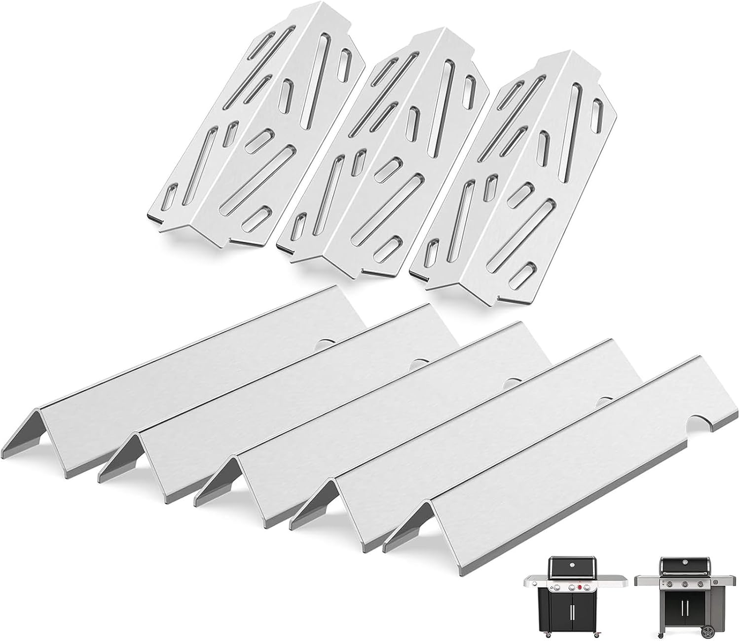Genesis II Grill Parts - Flavorizer Bars & Heat Deflector Set