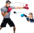 Boxing Reflex Ball with 3 Sets of Hand Bandages - Reaction & Speed