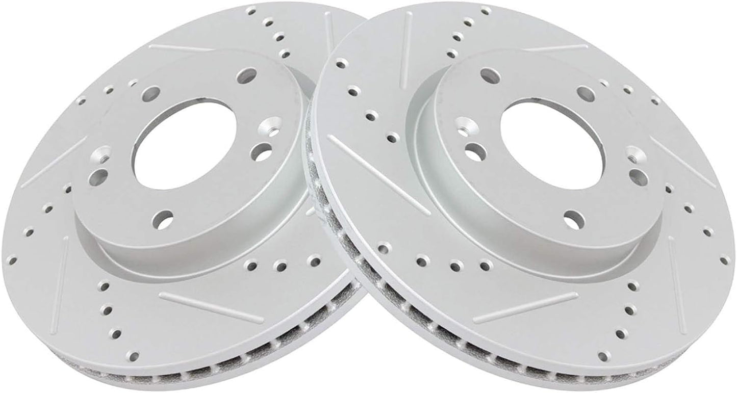 Premium G-Coated Brake Rotors Set for Hyundai and Kia Vehicles