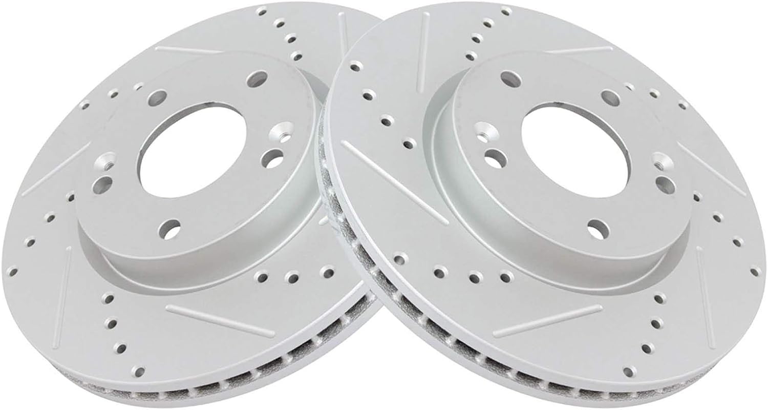 Premium G-Coated Brake Rotors Set for Hyundai and Kia Vehicles