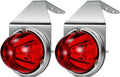 Partsam Red Glass Lens Watermelon Mirror Turn Signal Lights - Bright