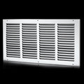 20x8 Return Air Grille Flat Vent Cover - Durable Steel Return Air Vent