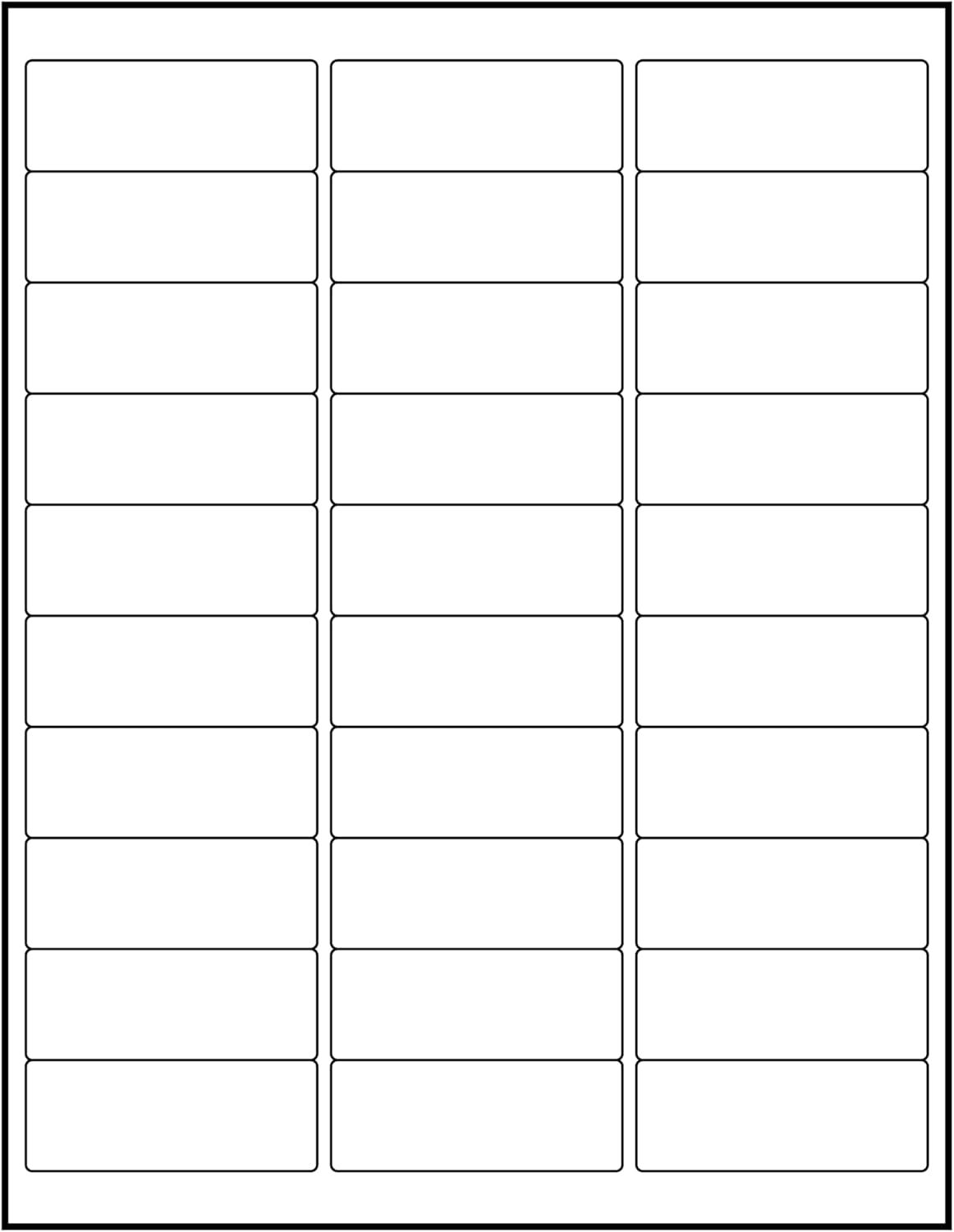 Premium Label Supply White Address Sticker Labels for FBA Use