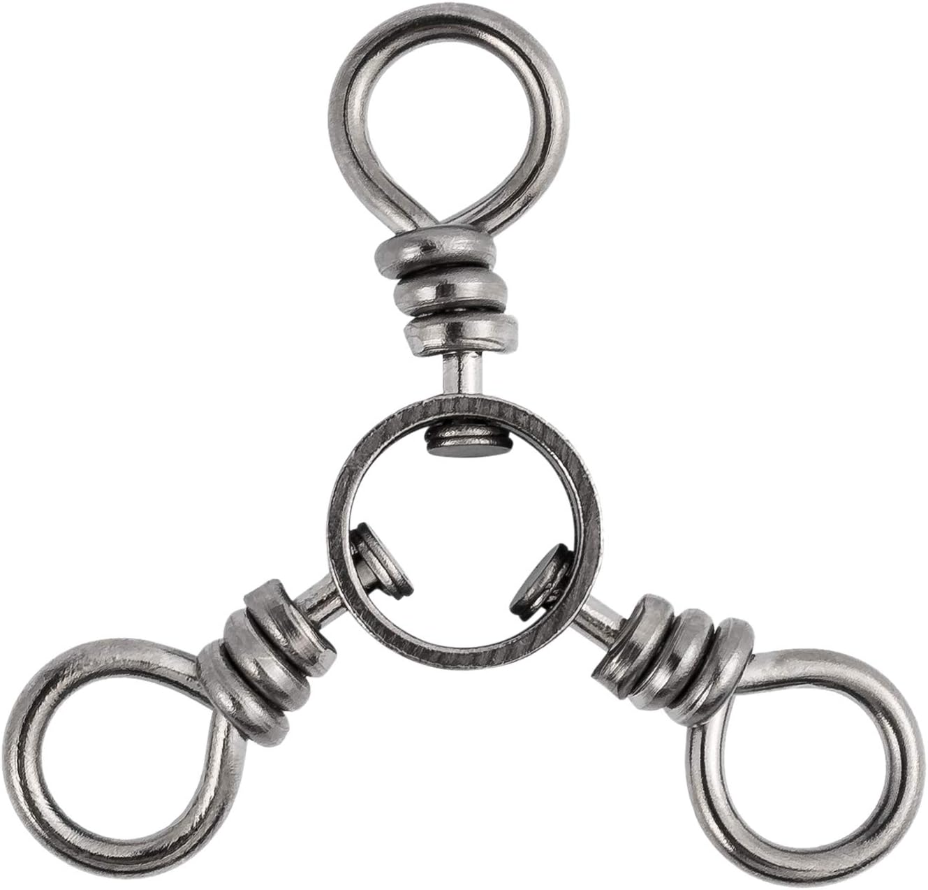 Alwonder 100 Pack Stainless Steel 3-Way Swivel Set