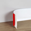 Muzata Baseboard Trim Flexible Peel and Stick Molding 4 in x 60 ft