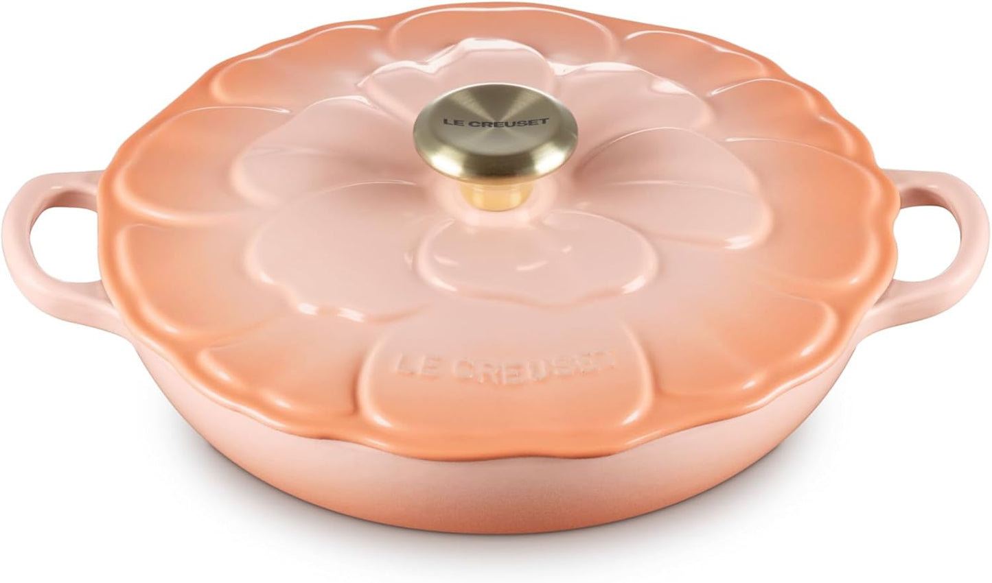 Le Creuset Enameled Cast Iron Petal Braiser for Perfect Cooking
