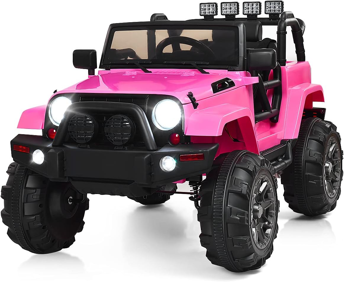 Costzon 12V Battery Powered Electric Ride On Truck for Kids