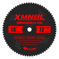 14 Inch Metal Steel Cutting Saw Blade - 72T Carbide Replacement