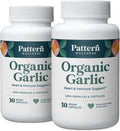 Pattern Wellness Odorless Organic Garlic 1000mg - Heart & Immune