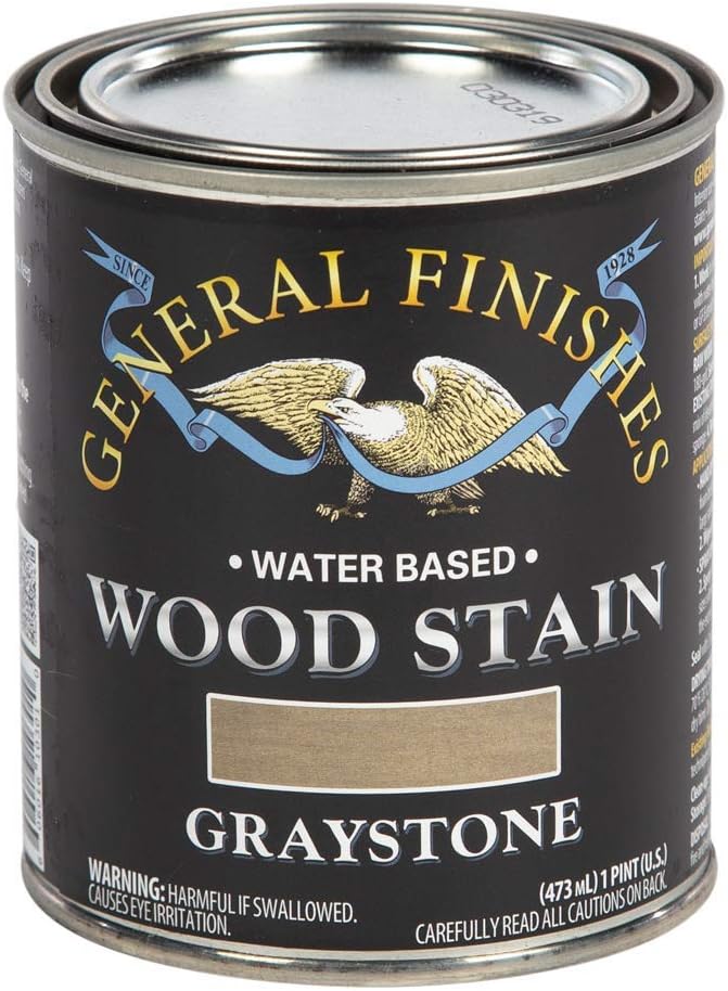 General Finishes Water Based Wood Stain in Graystone for Custom Colors
