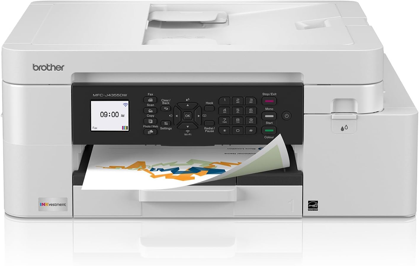 Brother INKvestment 4355 Wireless Color Inkjet All-in-One Printer