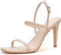 Women's Strappy High Heeled Sandals - Square Toe 9cm Stiletto