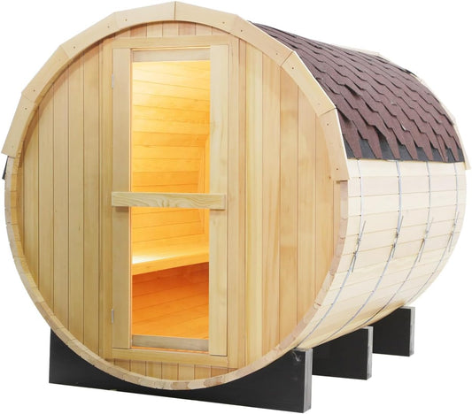 Outdoor Barrel Sauna Kit: Relaxation & Wellness