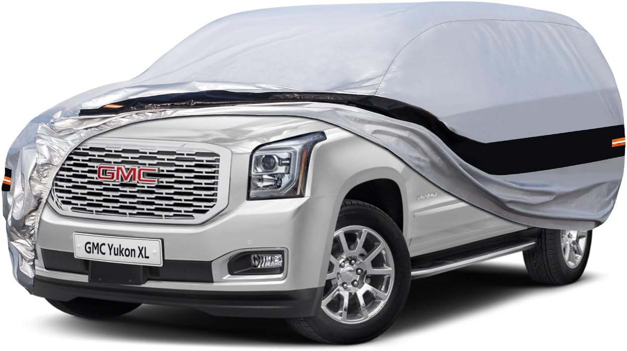 10 Layers SUV Car Cover for GMC Yukon XL - All Weather Protection