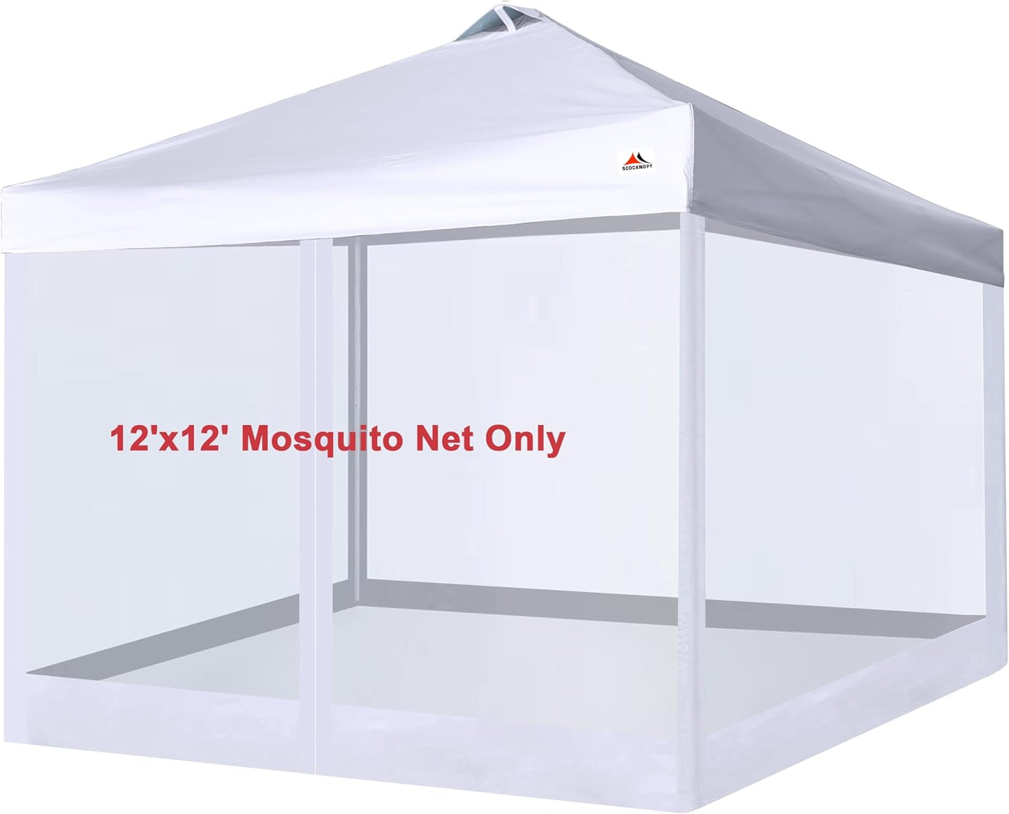 SCOCANOPY Replacement Mesh Sidewall for 12x12 Canopy or Gazebo