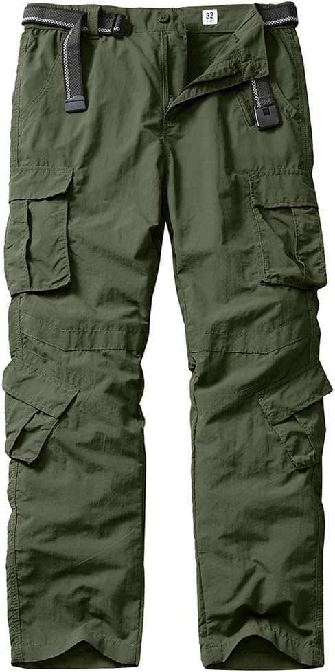 linlon Quick Dry Hiking Pants: 8 Pocket Lightweight Style