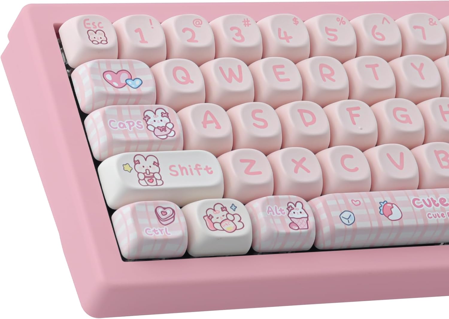 PBT 148 Keys Cute Keycaps Set for Cherry Gateron MX Keyboards